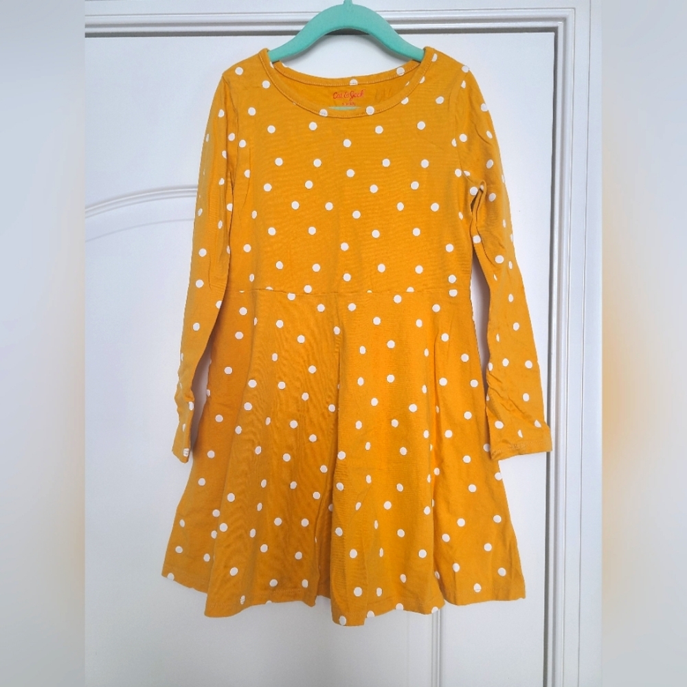Cat & Jack Girls printed long sleeve knit
